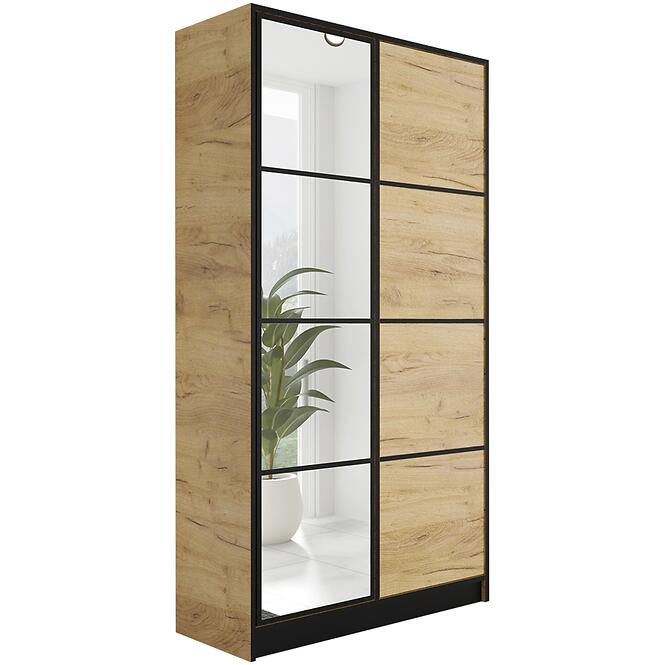 Szekrény Eden 2d 107 Tölgy Craft Aranysárga 2