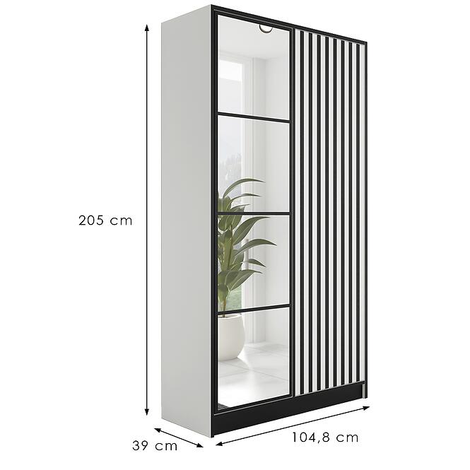 Szekrény Eden 2d 107 Fehér 3,2