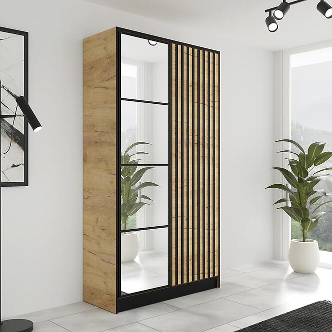 Szekrény Eden 2d 107 Tölgy Craft Aranysárga 3,4