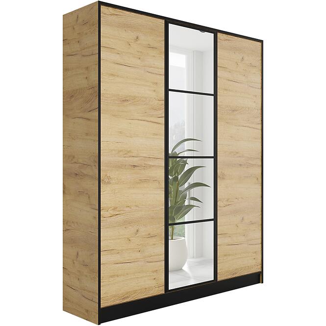 Szekrény Eden 3d 157 Tölgy Craft Aranysárga 1