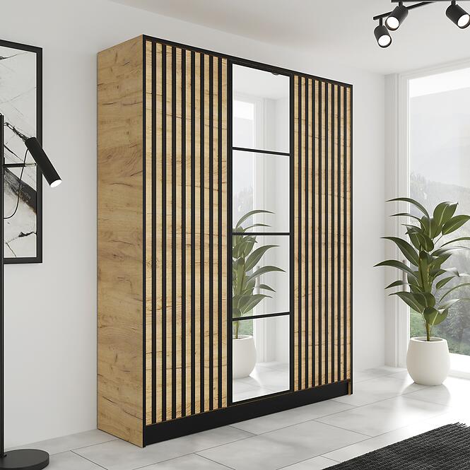 Szekrény Eden 3d 157 Tölgy Craft Aranysárga 3,4