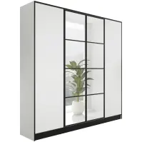 Szekrény Eden 4d 207 Fehér 1