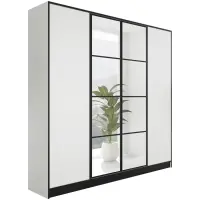 Szekrény Eden 4d 207 Fehér 1