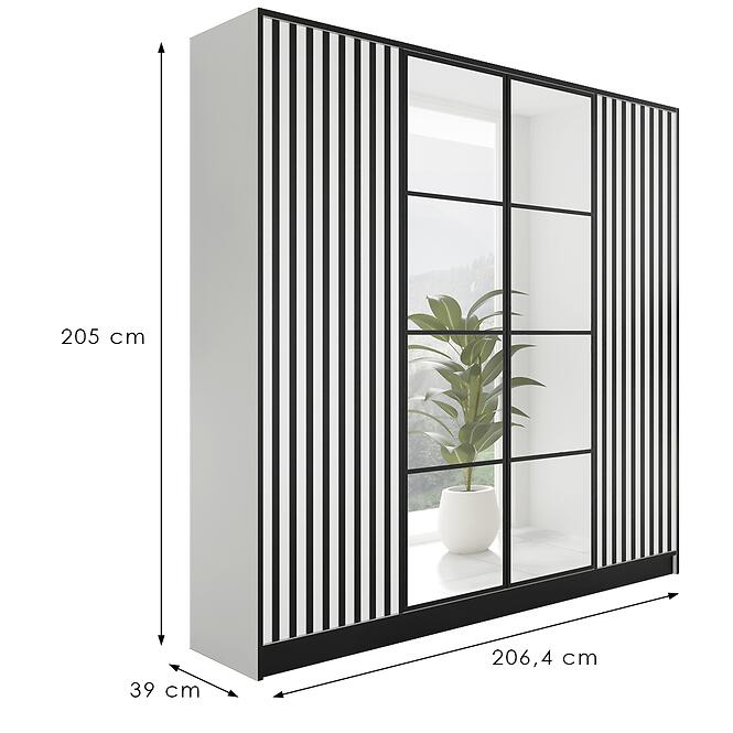 Szekrény Eden 4d 207 Fehér 3,2