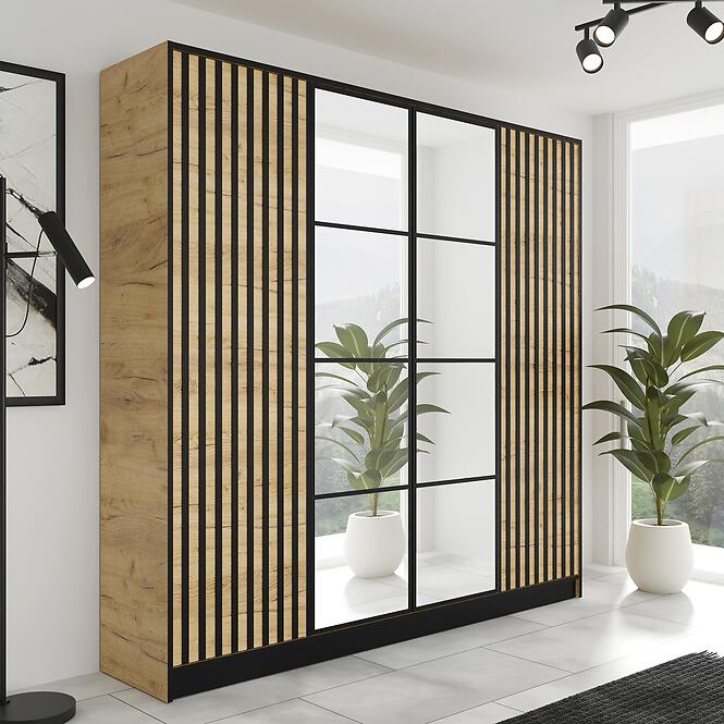 Szekrény Eden 4d 207 Tölgy Craft Aranysárga 3,4