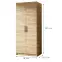 Szekrény Gold 2d Tölgy Craft Aranysárga/Tölgy Craft Aranysárga,2