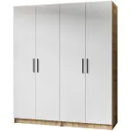 Szekrény X2 Gold 2d Tölgy Craft Aranysárga/Fehér