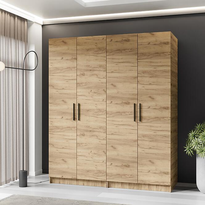 Szekrény X2 Gold 2d Tölgy Craft Aranysárga/Tölgy Craft Aranysárga