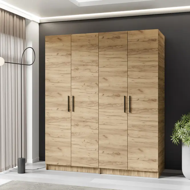 Szekrény X2 Gold 2d Tölgy Craft Aranysárga/Tölgy Craft Aranysárga,3