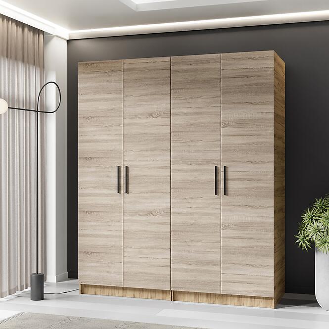 Szekrény X2 Gold 2d Tölgy Craft Aranysárga/Tölgy Sonoma,3