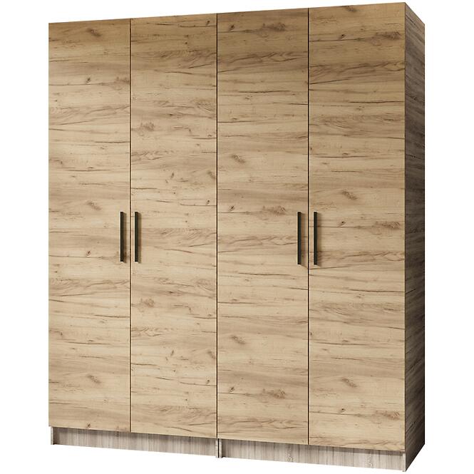 Szekrény X2 Gold 2d Tölgy Sonoma/Tölgy Craft Aranysárga