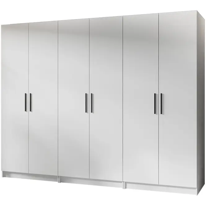 Szekrény X3 Gold 2d Fehér/Fehér