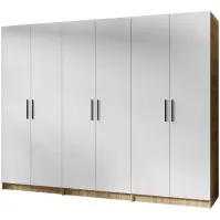 Szekrény X3 Gold 2d Tölgy Craft Aranysárga/Fehér