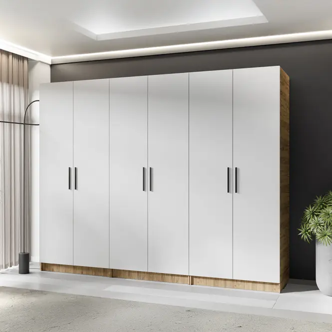 Szekrény X3 Gold 2d Tölgy Craft Aranysárga/Fehér