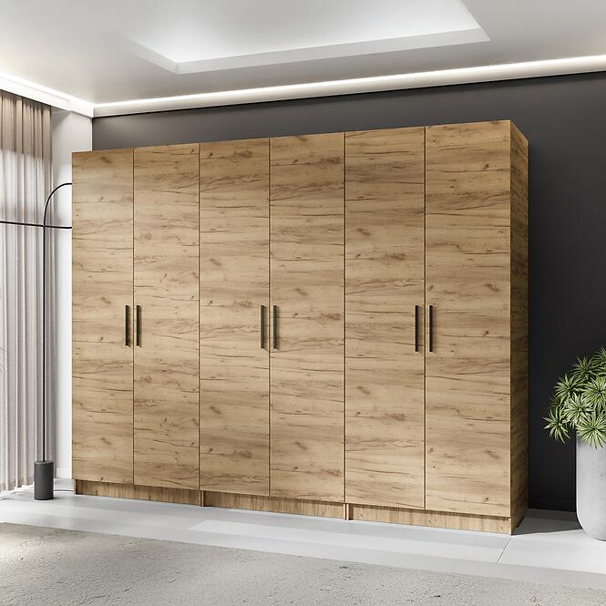 Szekrény X3 Gold 2d Tölgy Craft Aranysárga/Tölgy Craft Aranysárga,3