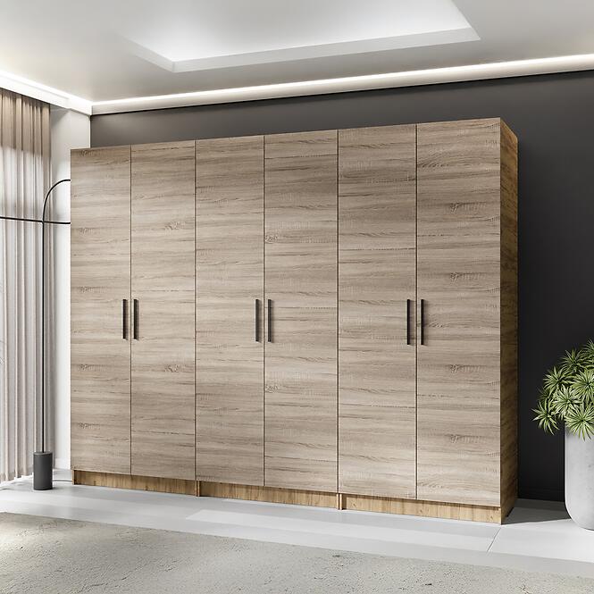 Szekrény X3 Gold 2d Tölgy Craft Aranysárga/Tölgy Sonoma