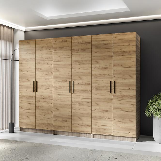Szekrény X3 Gold 2d Tölgy Sonoma/Tölgy Craft Aranysárga,3