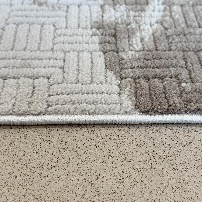 Szőnyeg Merlyne 0,8/1,5 E567A SGZ51 krémszínű/sötétbézs,3