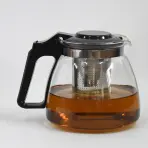 Üveg kancsó szűrővel 950ML