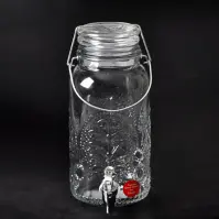 Üvegtartály csappal 4000ML