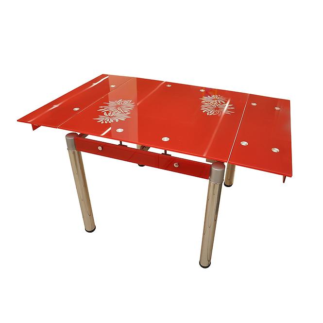 Kinyitható asztalok  Frank 80/130x75cm piros
