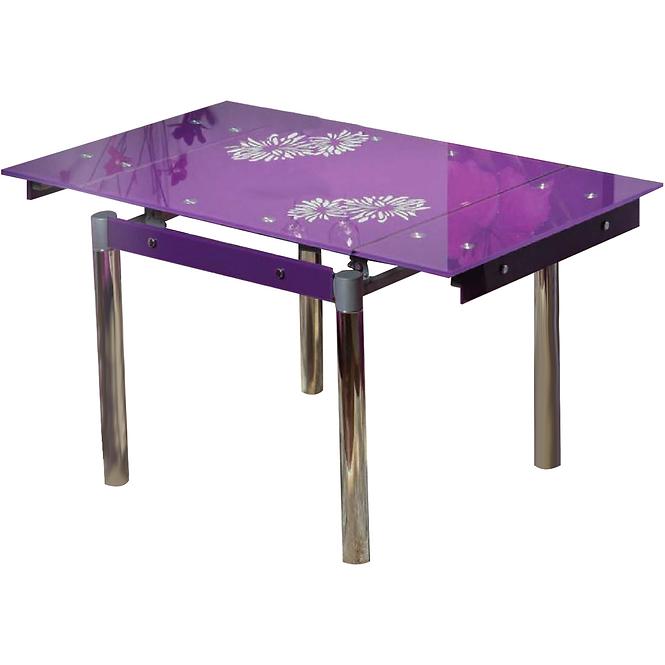Kinyitható asztal Frank 80/130x75cm Violet