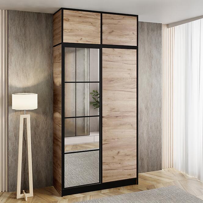 Szekrény Eden 2d Arany Craft tölgy,3
