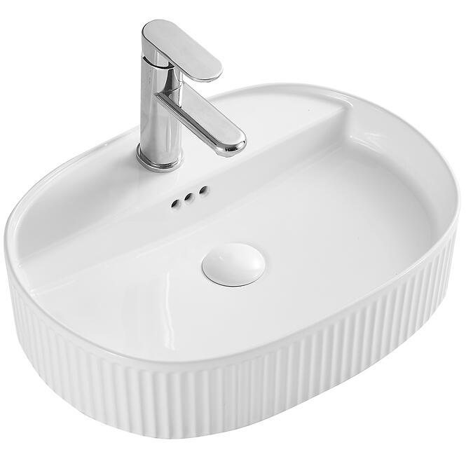 Bordázott mosdókagyló Rossa 50x38 cm