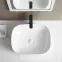 Mosdókagyló lapon Smal Jamez matt white,2