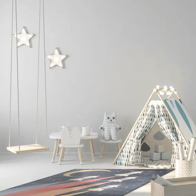 Szőnyeg Sunny Kids 1,6/2,3 01KGK szürke