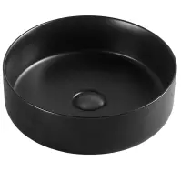 Mosdókagyló lapon Marubo-Aruba black mat