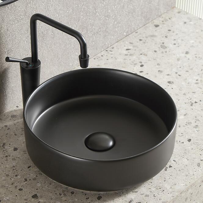 Mosdókagyló lapon Marubo-Aruba black mat,5