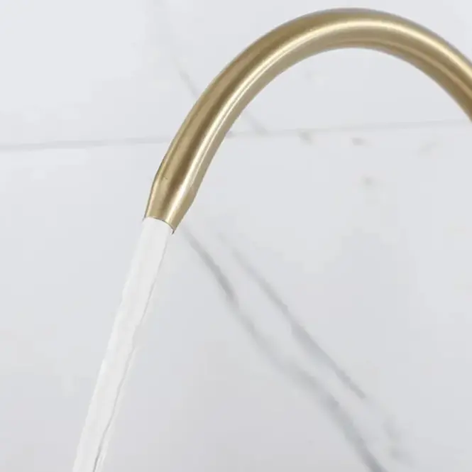Konyhai csaptelep Eco Fresh csiszolt aranysárga
