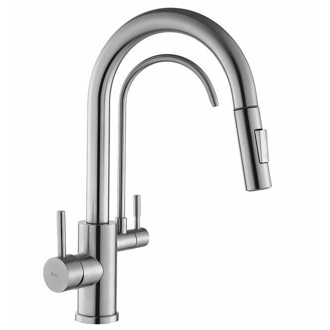 Konyhai csaptelep Eco Fresh csiszolt nikkel