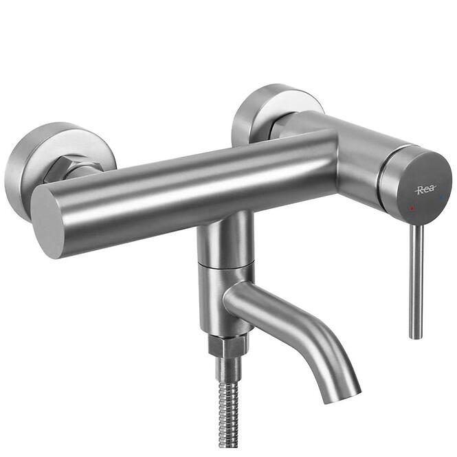 fürdőkád csaptelep Rea Clif csiszolt nikkel Inox,2