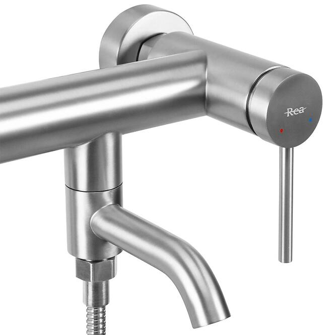 fürdőkád csaptelep Rea Clif csiszolt nikkel Inox,3