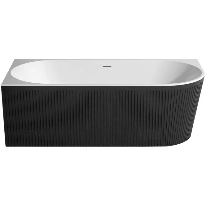 Szabadon álló kád Nox Black 170x80x58 balos