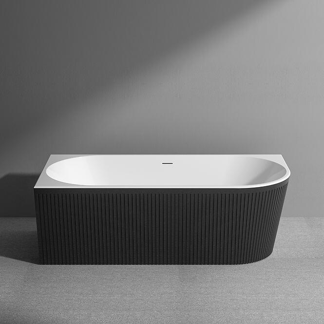 Szabadon álló kád Nox Black 170x80x58 balos