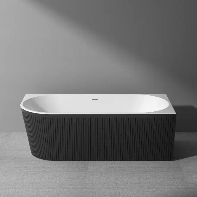 Szabadon álló kád Nox Black 170x80x58 jobbos
