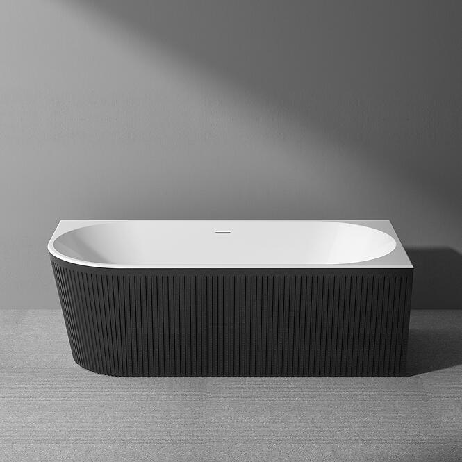 Szabadon álló kád Nox Black 170x80x58 jobbos