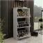 Cipőszekrény Laro Iii Függő Fekete/Kasmír/ Fekete,3
