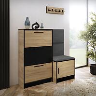 Cipőszekrény Kpl Foli Craft + Szürke (ITAKA 50)