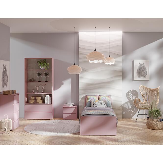 Regál Széles Cosmo C03 Rózsaszín,3