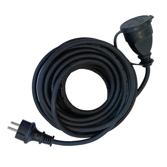 Gumi hosszabbító kábel fekete 10397 20M IP44 3GX1.5
