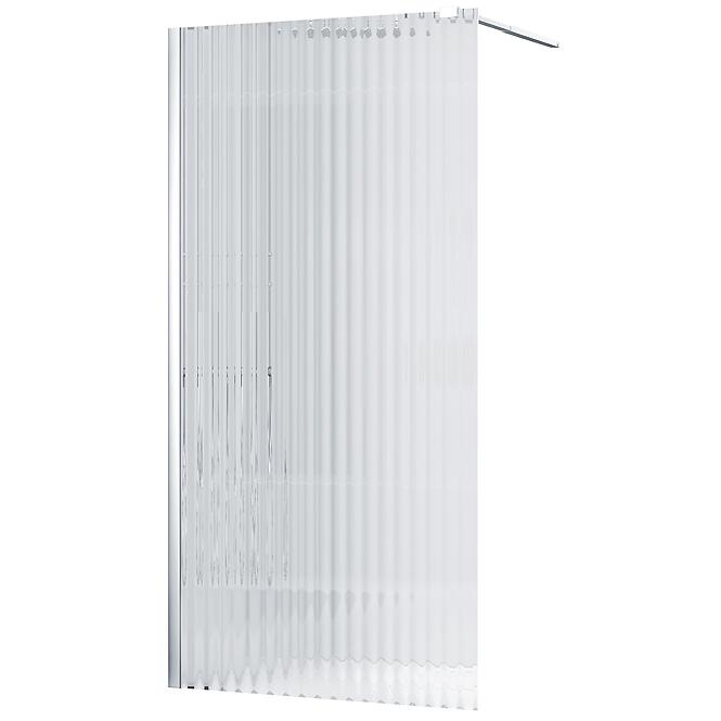 Zuhanyfal Walk-In Fly 100x195 króm