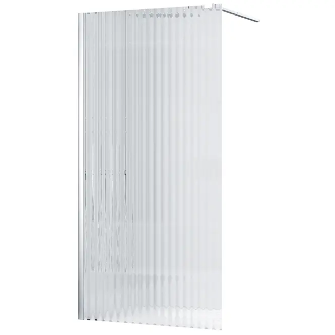 Zuhanyfal Walk-In Fly 120x195 króm