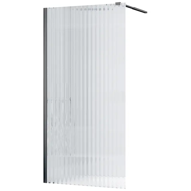 Zuhanyfal Walk-In Fly 100x195 black