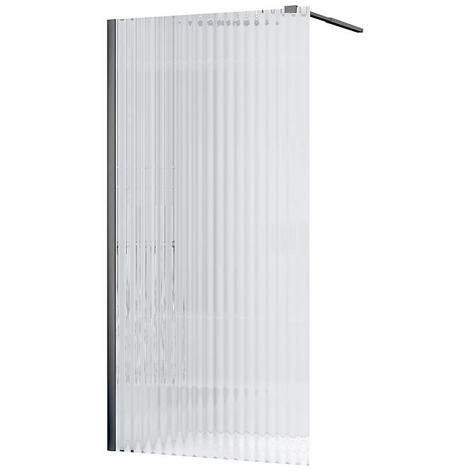 Zuhanyfal Walk-In Fly 100x195 black