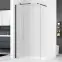 Zuhanyfal Walk-In Fly 100x195 black,2