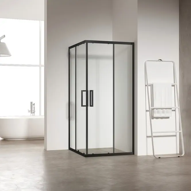 Zuhanykabin Atlas 90x90x210 black